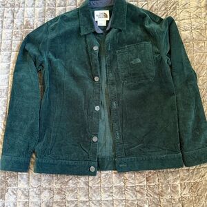The North Face Dark Green Corduroy Jacket